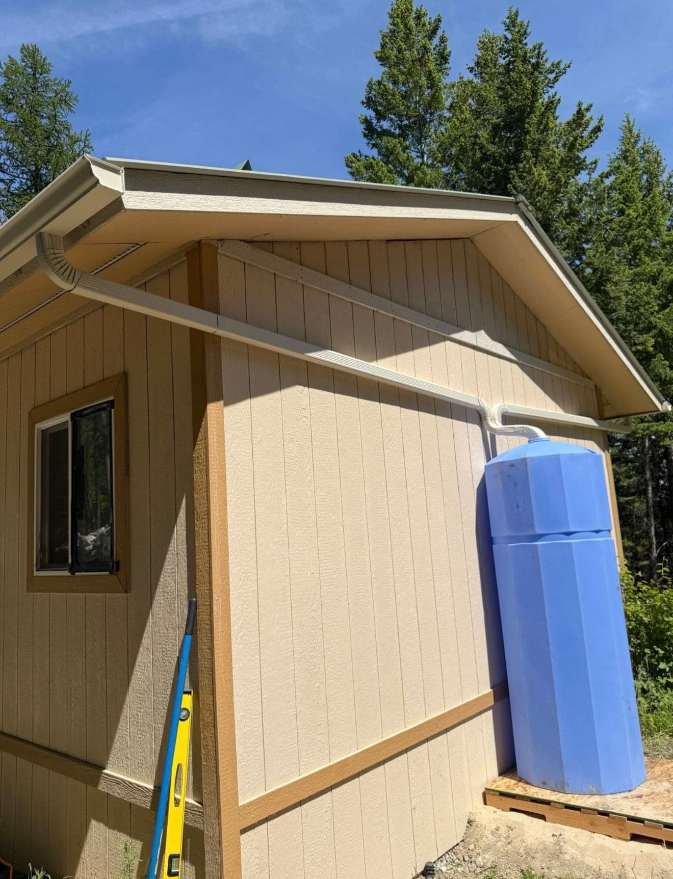 Gallery photos for Rainwater Collection Gutter Build for a Montana Homestead: Image #2
