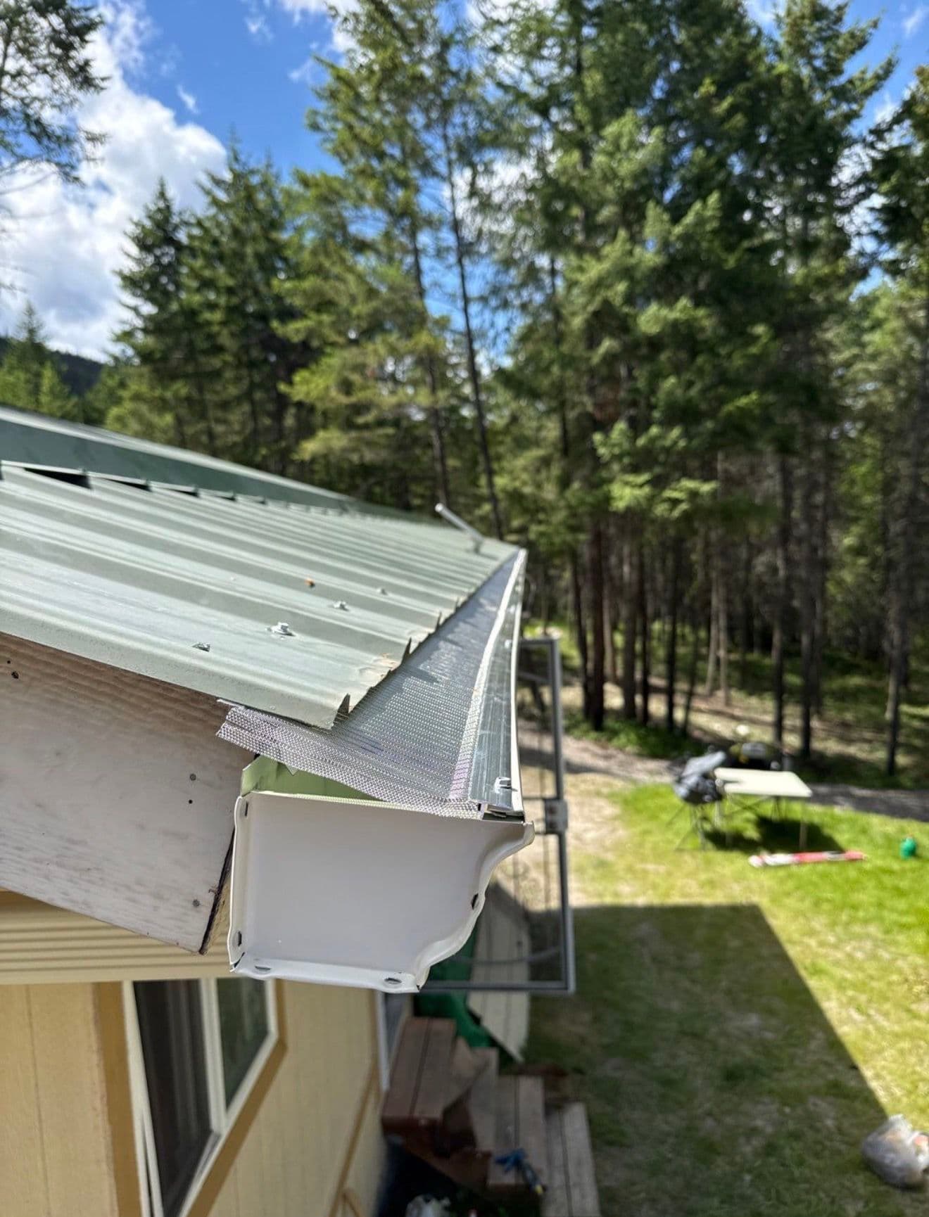 Gallery photos for Rainwater Collection Gutter Build for a Montana Homestead: Image #3