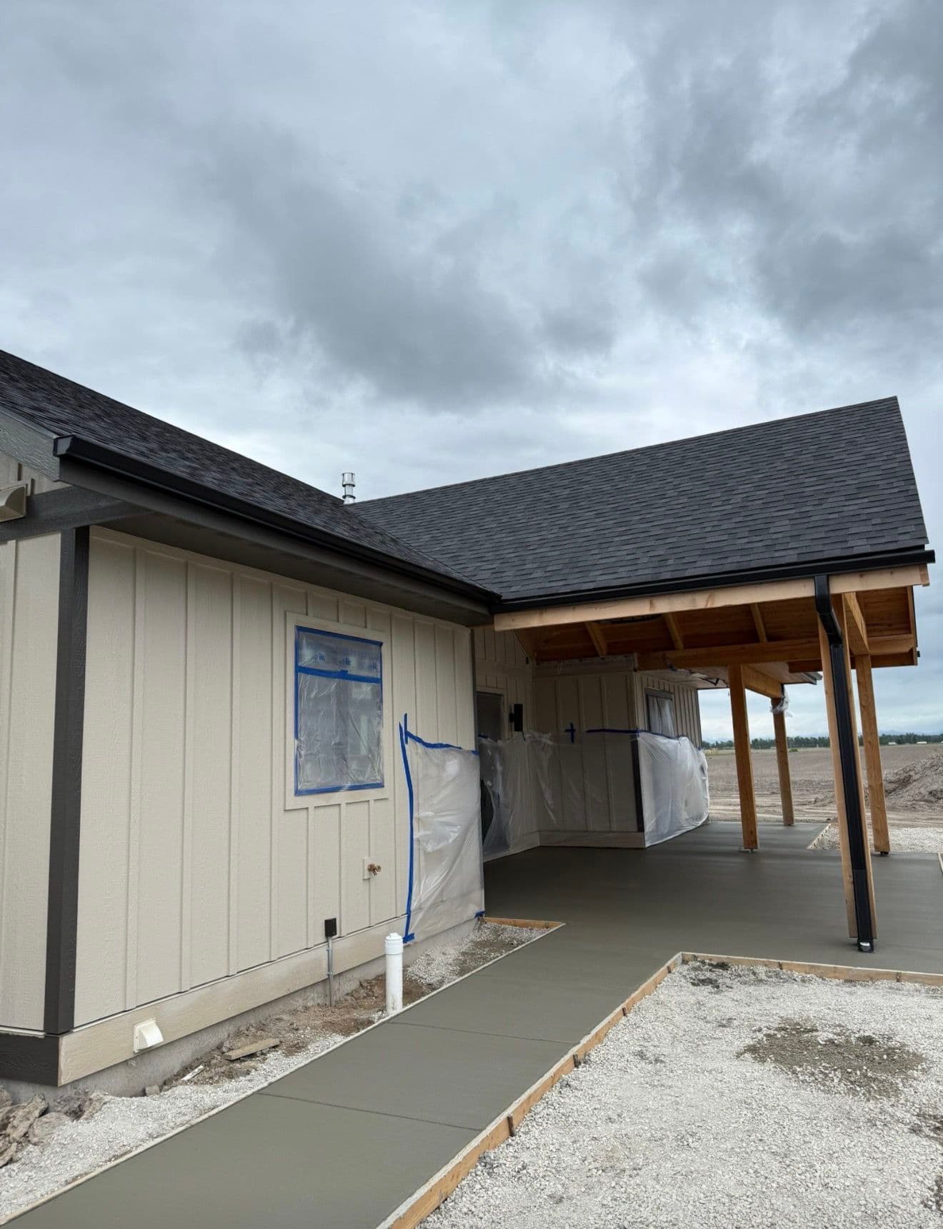 Gallery photos for Custom Gutter Installation on a New Construction Home: Image #2