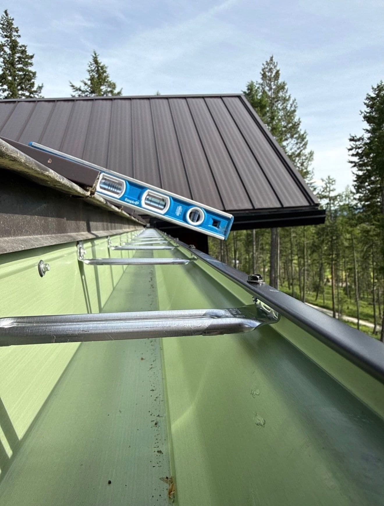 Custom 6-Inch K-Style Gutter Install on a Mountain Home image