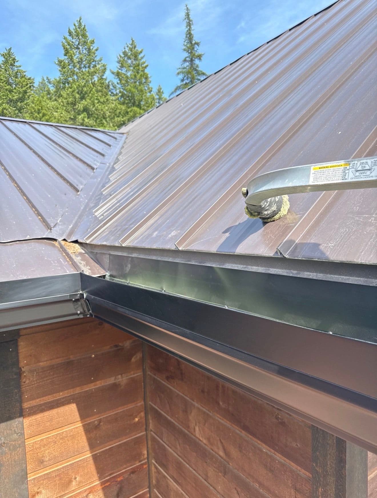 Gallery photos for Custom 6-Inch K-Style Gutter Install on a Mountain Home: Image #3