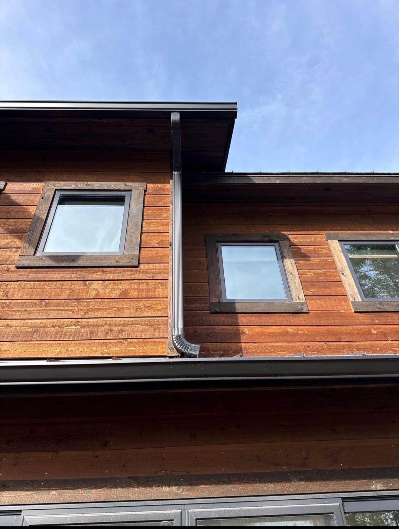 Gallery photos for Custom 6-Inch K-Style Gutter Install on a Mountain Home: Image #4